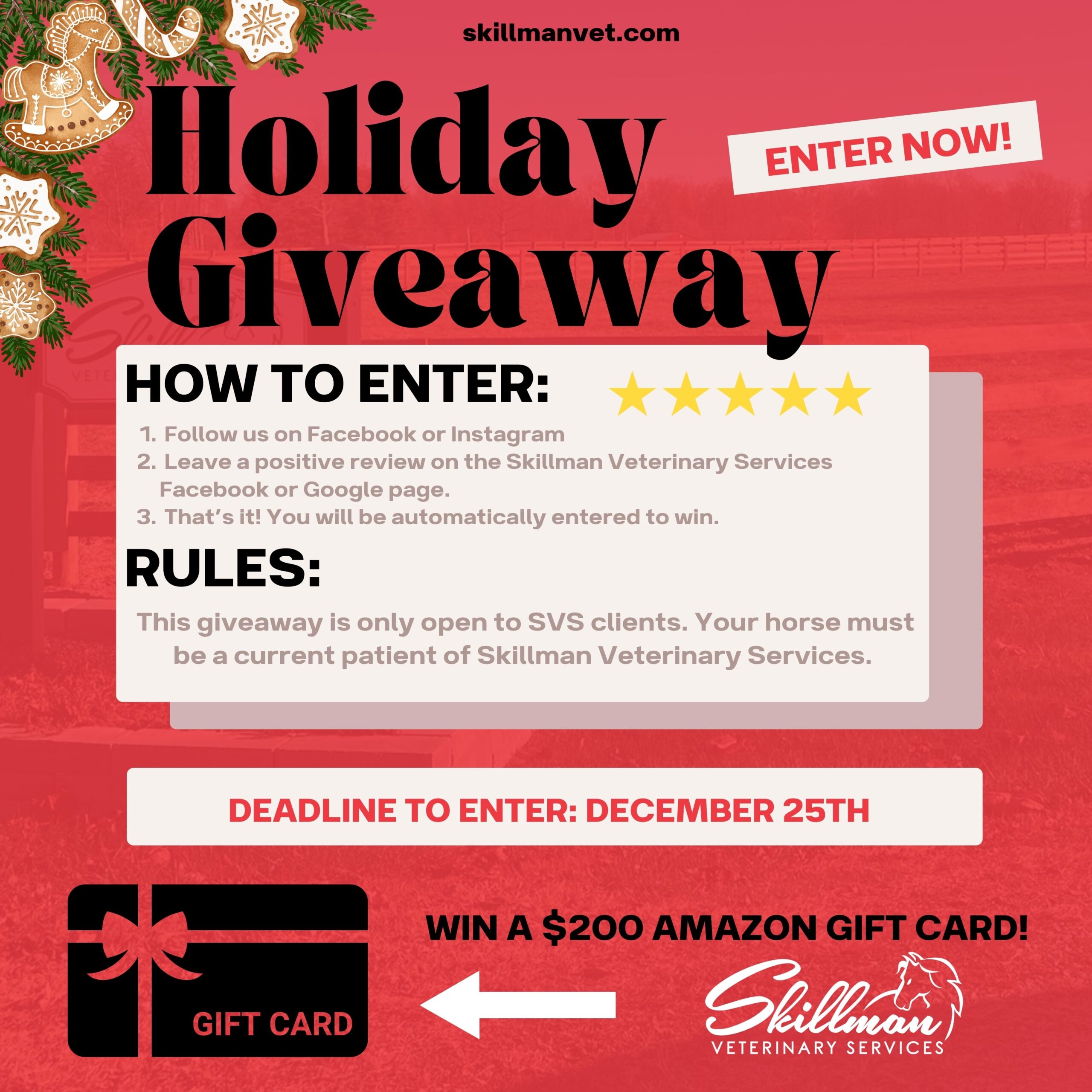 Enter our Holiday Giveaway!